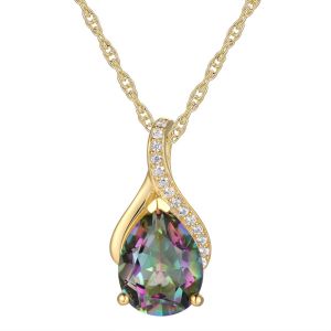 14K Yellow Gold-Plated Sterling Silver Myztic Pendant
